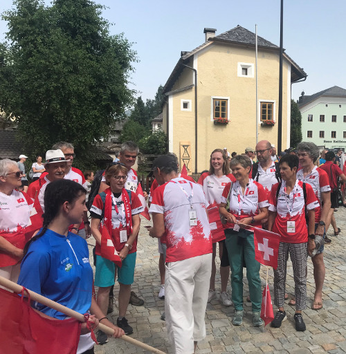 Team of Switzerland 2022 at the opening